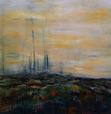 Original Abstract Landscape Paintings by Redin Winter