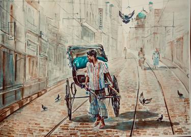 Original Impressionism Cities Paintings by Avanish Trivedi