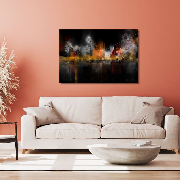 Original Abstract Expressionism Abstract Digital by Sapna Sharon