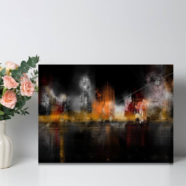 Original Abstract Expressionism Abstract Digital by Sapna Sharon