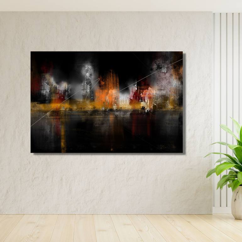 Original Abstract Expressionism Abstract Digital by Sapna Sharon