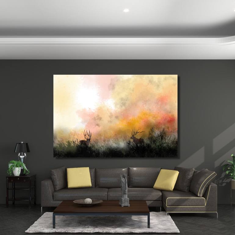 Original Abstract Expressionism Abstract Digital by Sapna Sharon