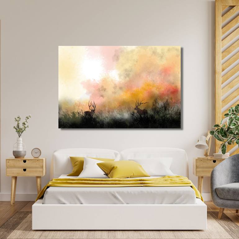 Original Abstract Expressionism Abstract Digital by Sapna Sharon