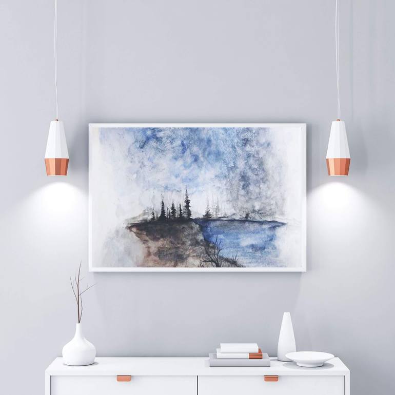 Original Painterly Abstraction Abstract Painting by Sapna Sharon