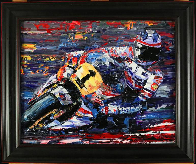 Original Impressionism Sports Painting by Art Lee Bivens