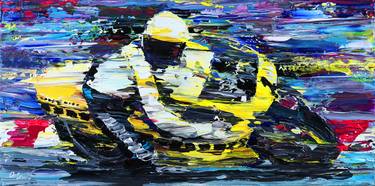 Print of Abstract Motorcycle Paintings by Art Lee Bivens