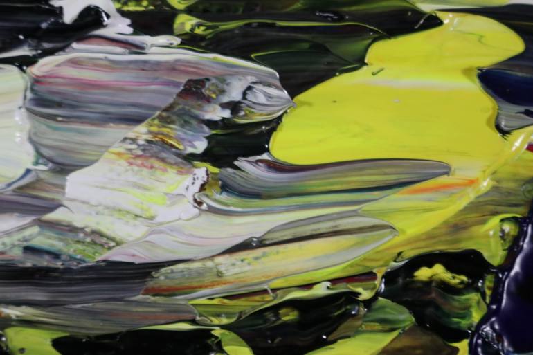 Original Abstract Transportation Painting by Art Lee Bivens