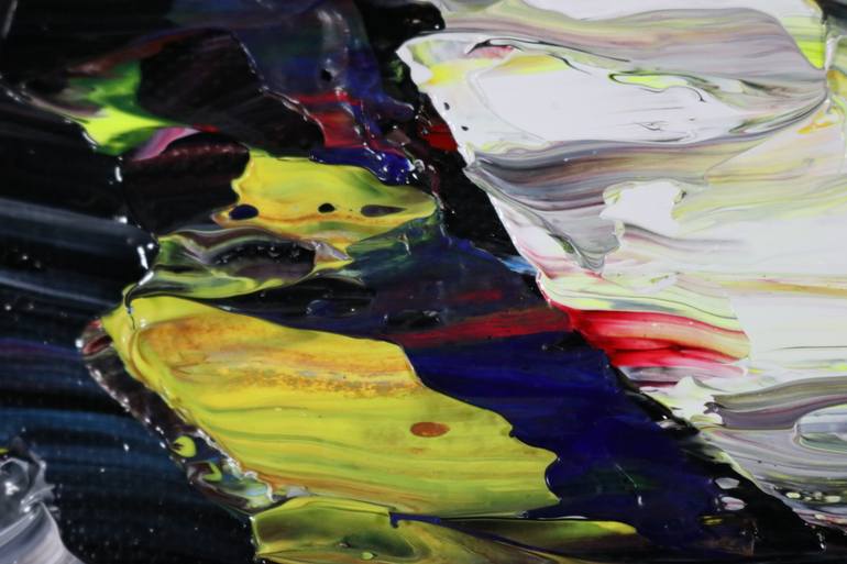 Original Abstract Transportation Painting by Art Lee Bivens