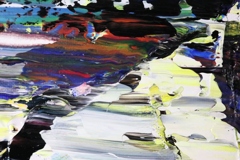 Original Abstract Transportation Painting by Art Lee Bivens
