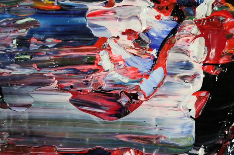 Original Abstract Transportation Painting by Art Lee Bivens