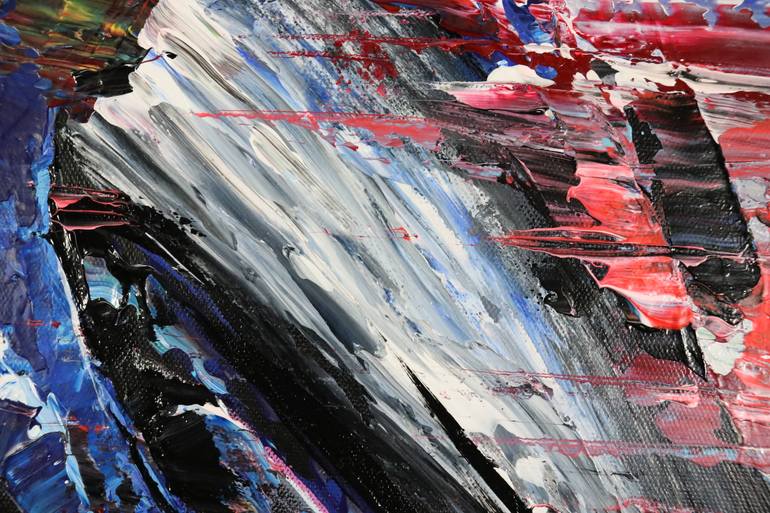 Original Abstract Transportation Painting by Art Lee Bivens