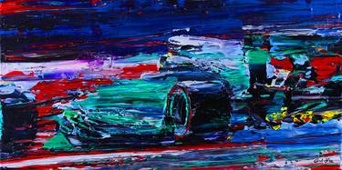 Print of Abstract Automobile Paintings by Art Lee Bivens