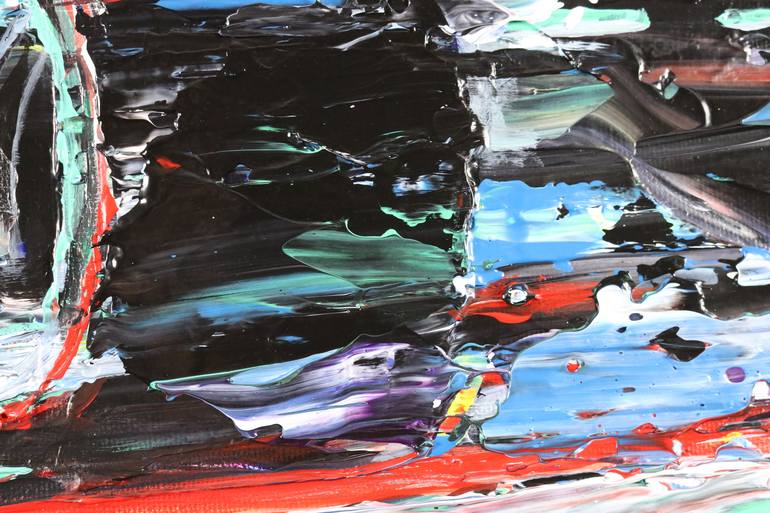 Original Abstract Automobile Painting by Art Lee Bivens
