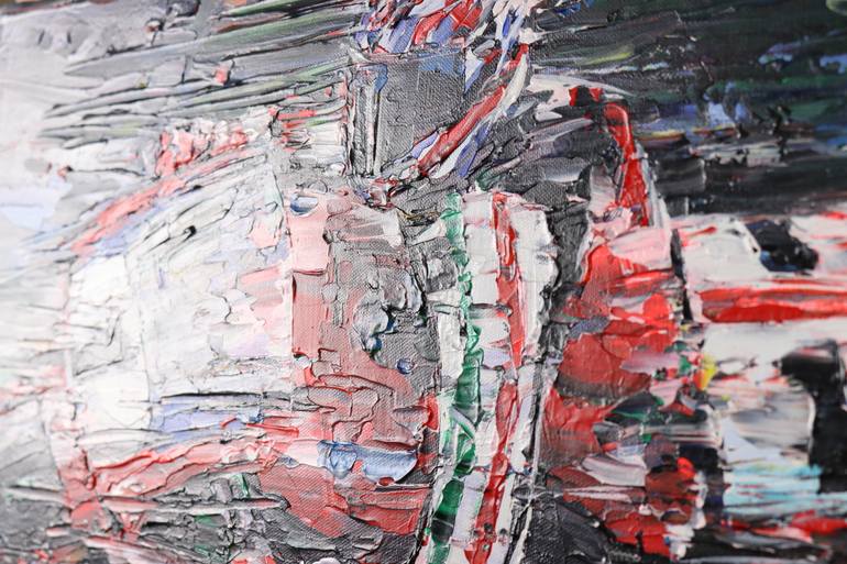 Original Abstract Sport Painting by Art Lee Bivens