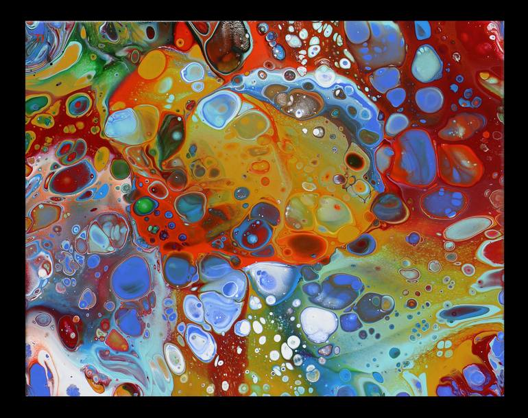 Army Cell bubble world Painting by Art Lee Bivens | Saatchi Art