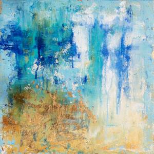 Blue/Gold Abstract 01