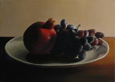 Still Life with pomegranate, oil on canvas, 35 x 25 cm thumb
