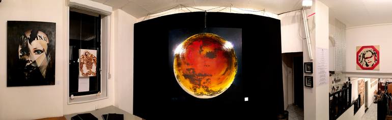 Original Abstract Outer Space Painting by Atelier Coolpool