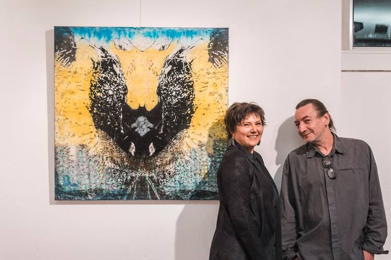 Original Abstract Comics Painting by Atelier Coolpool