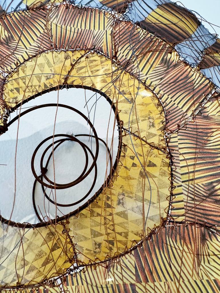 Original Installation Art Patterns Mixed Media by Gwen Samuels