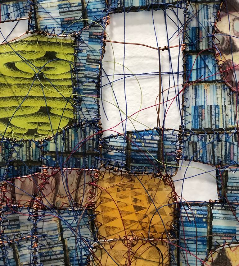 Original Modernism Abstract Installation by Gwen Samuels