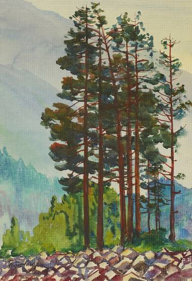 Print of Fine Art Tree Paintings by Alexander Gubarev