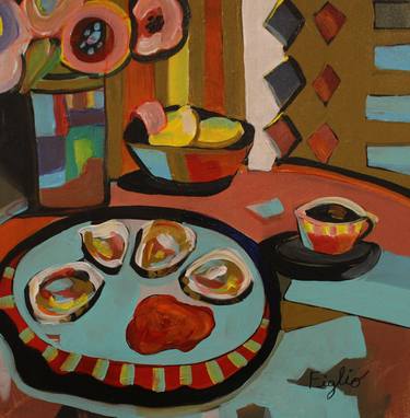 Original Contemporary Still Life Paintings by Ronald Bossert