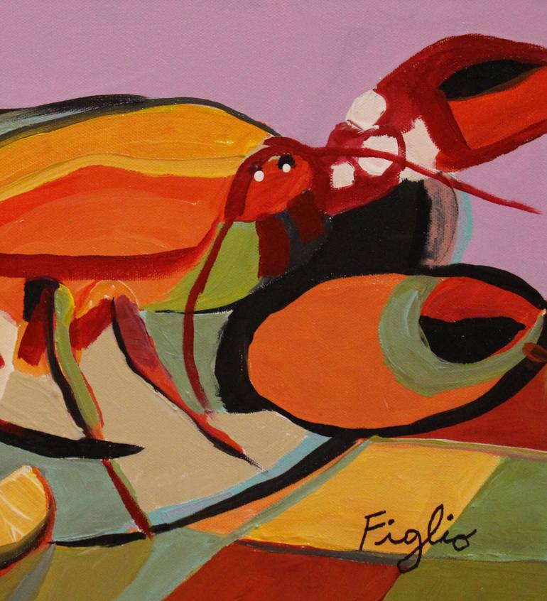 Original Color Field Painting Food & Drink Painting by Ronald Bossert