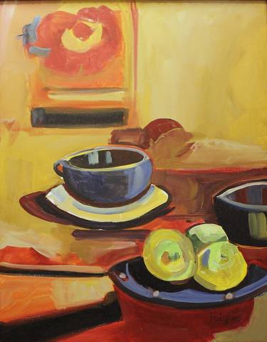 Original Conceptual Still Life Painting by Ronald Bossert