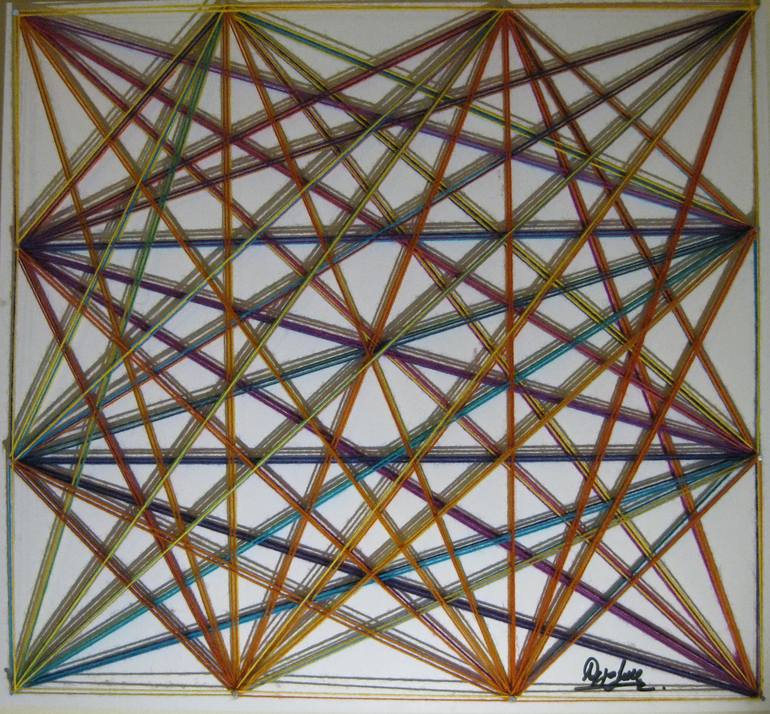 Original Geometric Installation by Kwnstantinos Argalias