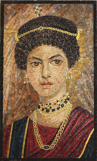 Fayum Woman - mosaic portrait thumb