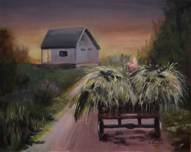 Print of Expressionism Rural life Paintings by Cristina Chiutu