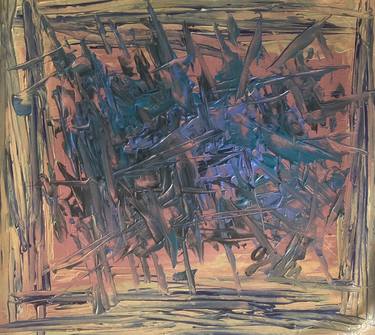 Original Abstract Expressionism Sports Paintings by Gian Piero Mary Spinosi