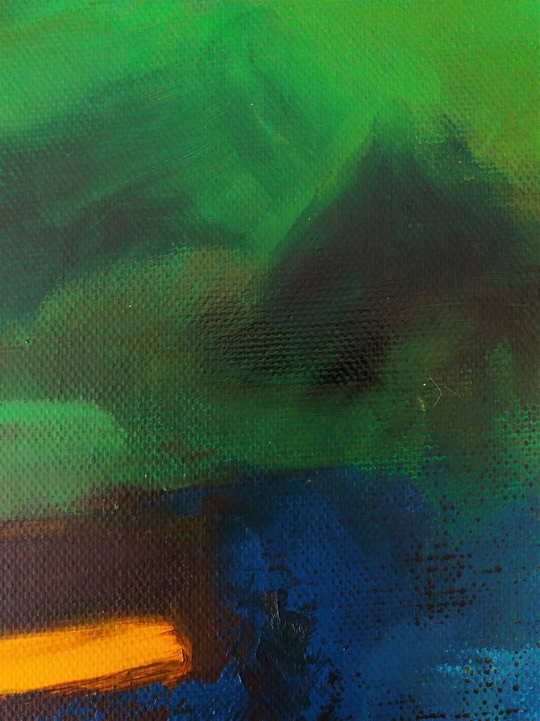 Original Abstract Expressionism Abstract Painting by Celine Baliguian