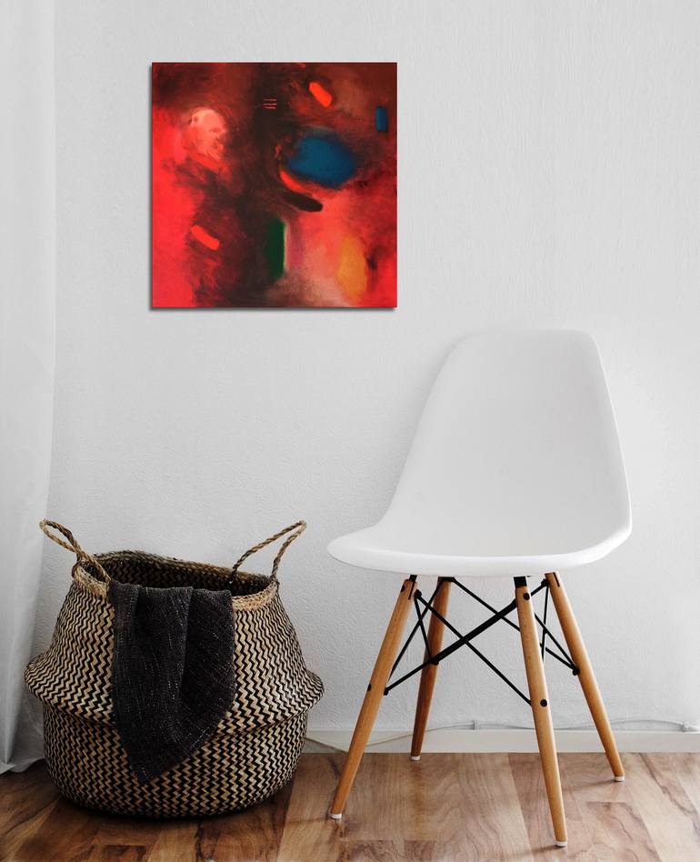 Original Abstract Expressionism Abstract Painting by Celine Baliguian