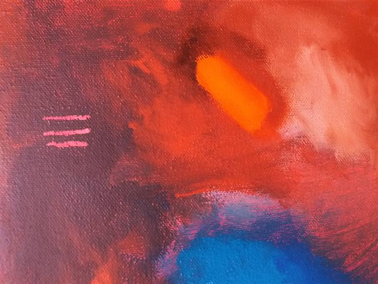 Original Abstract Expressionism Abstract Painting by Celine Baliguian
