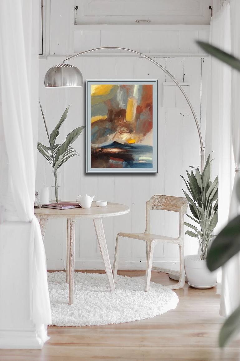 Original Abstract Painting by Celine Baliguian