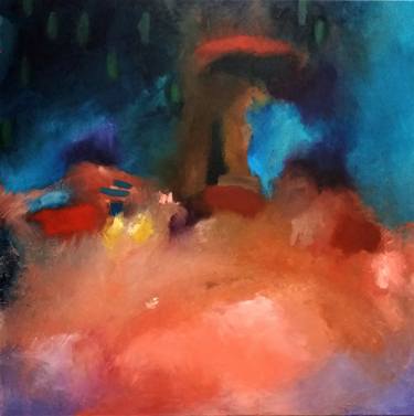 Original Abstract Expressionism Abstract Paintings by Celine Baliguian