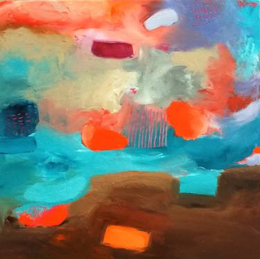 Original Abstract Expressionism Abstract Paintings by Celine Baliguian