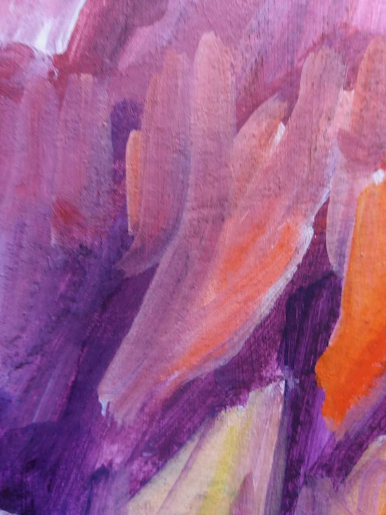 Original Abstract Expressionism Abstract Painting by Celine Baliguian