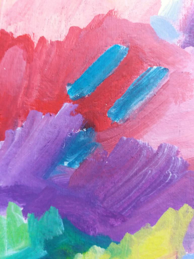 Original Abstract Expressionism Abstract Painting by Celine Baliguian