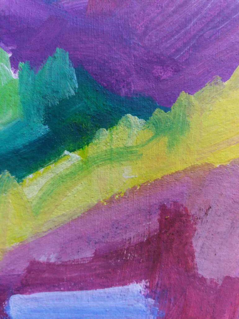 Original Abstract Expressionism Abstract Painting by Celine Baliguian