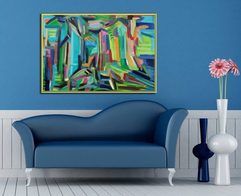 Original Abstract Painting by Celine Baliguian