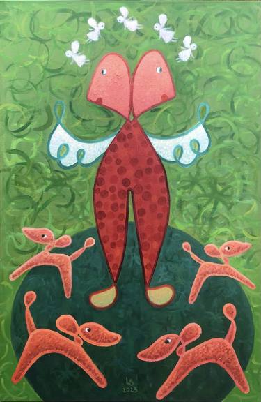 Original Abstract Painting by Luana Stebule