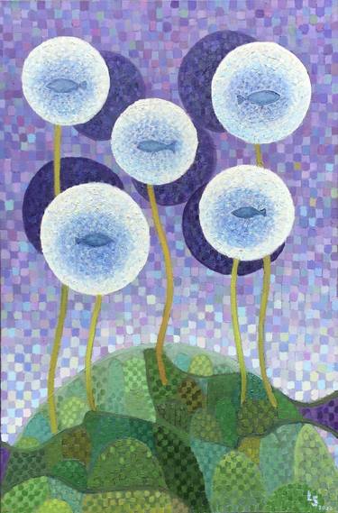 Original Impressionism Abstract Painting by Luana Stebule