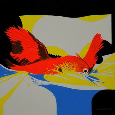 Original Surrealism Abstract Painting by Bryan Gammage