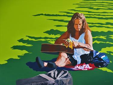 Original Figurative Music Paintings by Bryan Gammage