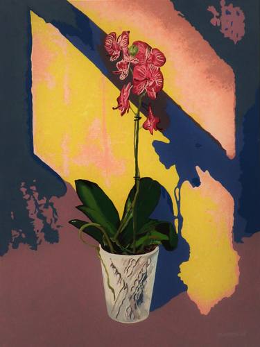 Original Pop Art Floral Paintings by Bryan Gammage