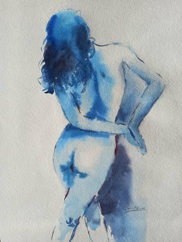 Original Expressionism Erotic Paintings by Constans Mestres