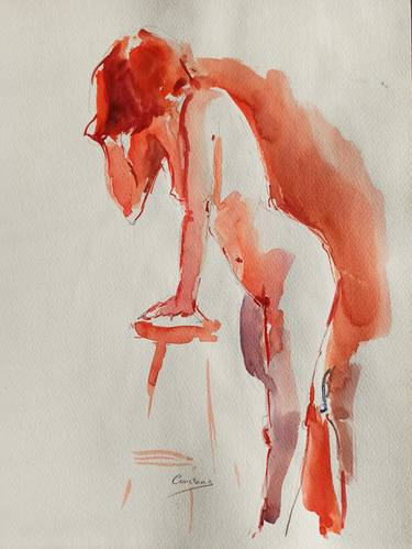Original Expressionism Nude Paintings by Constans Mestres